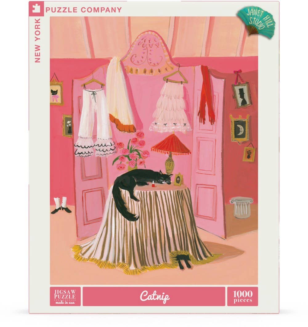 New York Puzzle Company - Catnip - 1000 Piece Jigsaw Puzzle