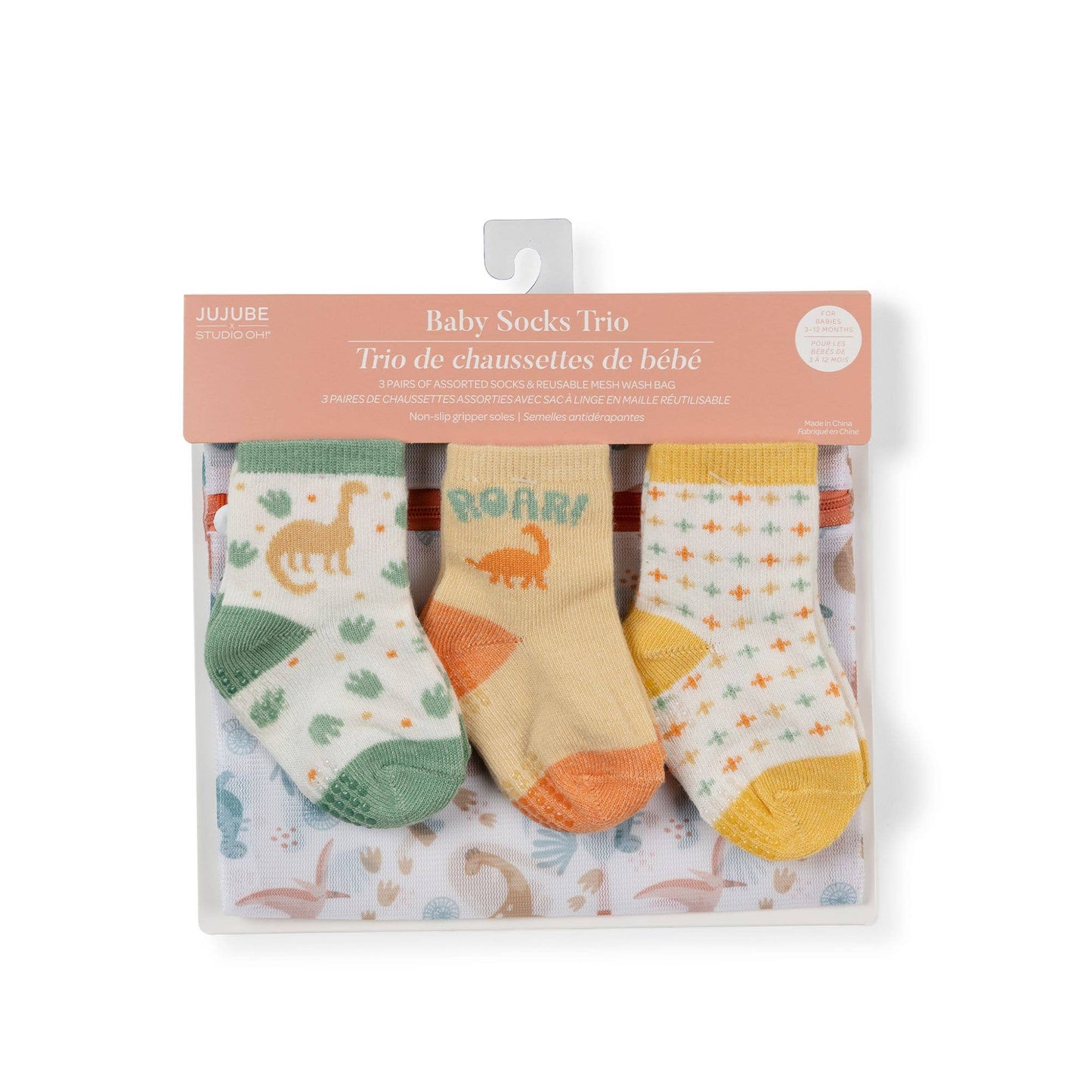 JuJuBe - Baby Socks Trio Roarsome