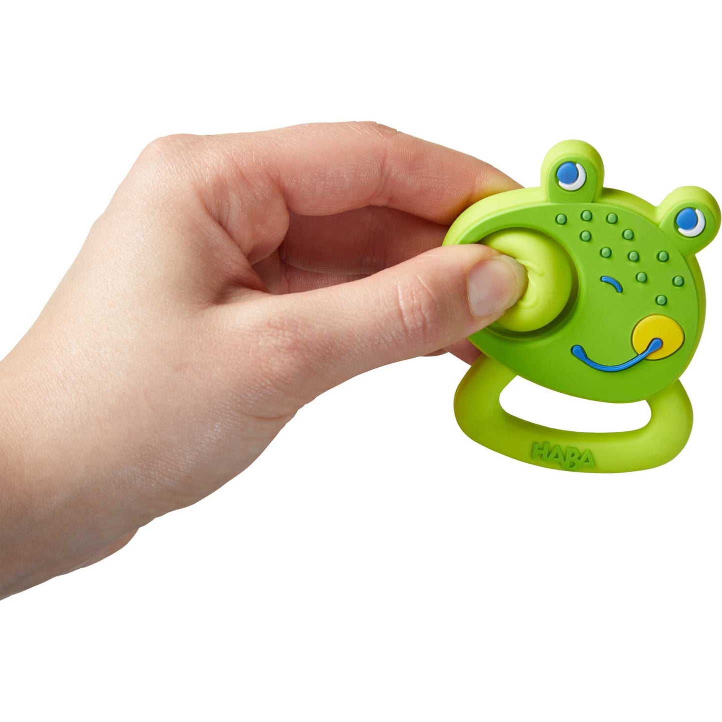 HABA USA - Popping Frog Silicone Teething Toy