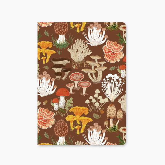 Botanica Paper Co. - MUSHROOMS | SOFT-COVER NOTEBOOK (grid)