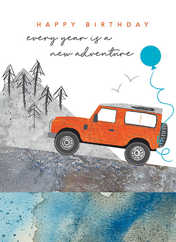 BIRTHDAY CARD OFF ROAD