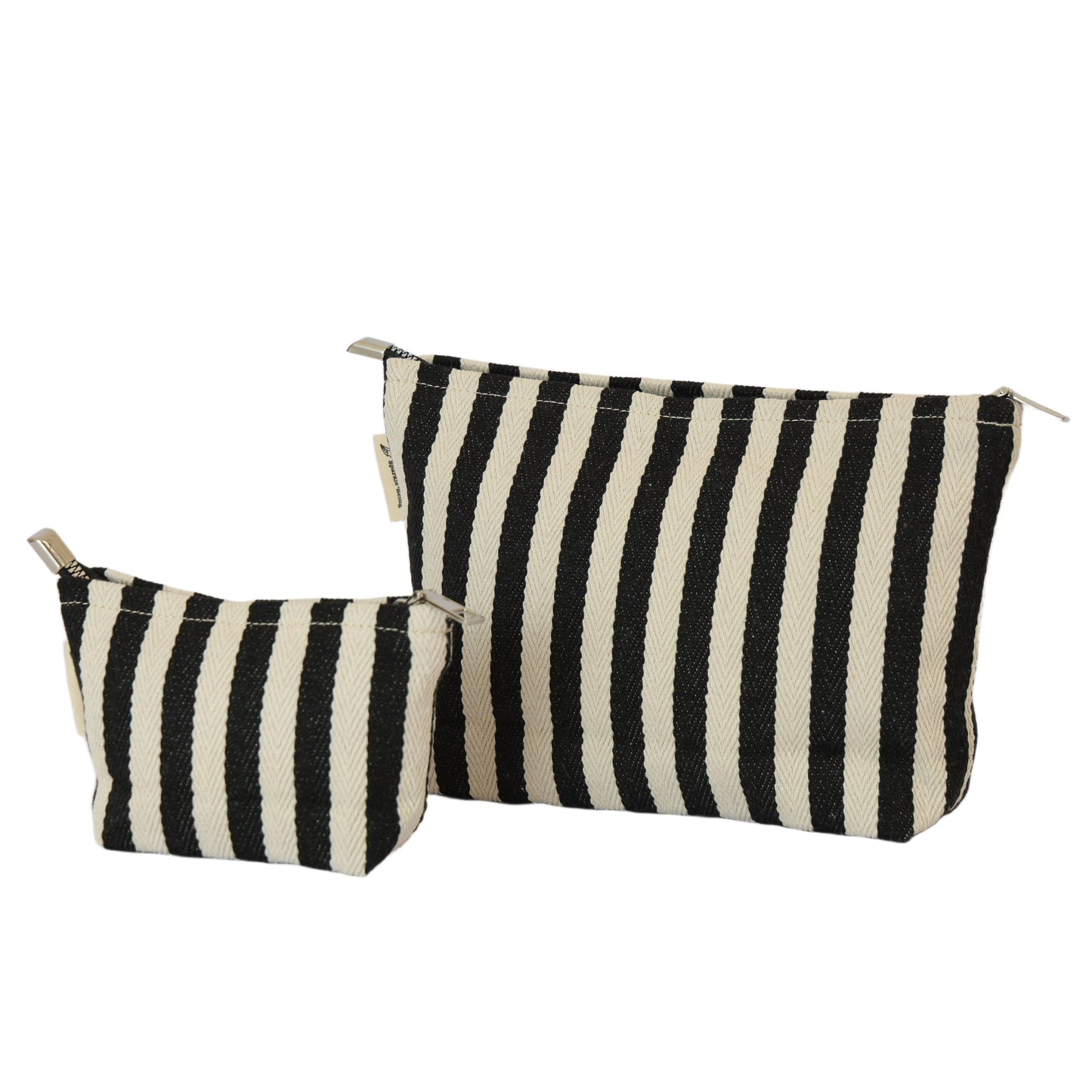 Cabana Stripe Toiletry / Makeup Bag - Travel-Friendly Cosmetic Bag