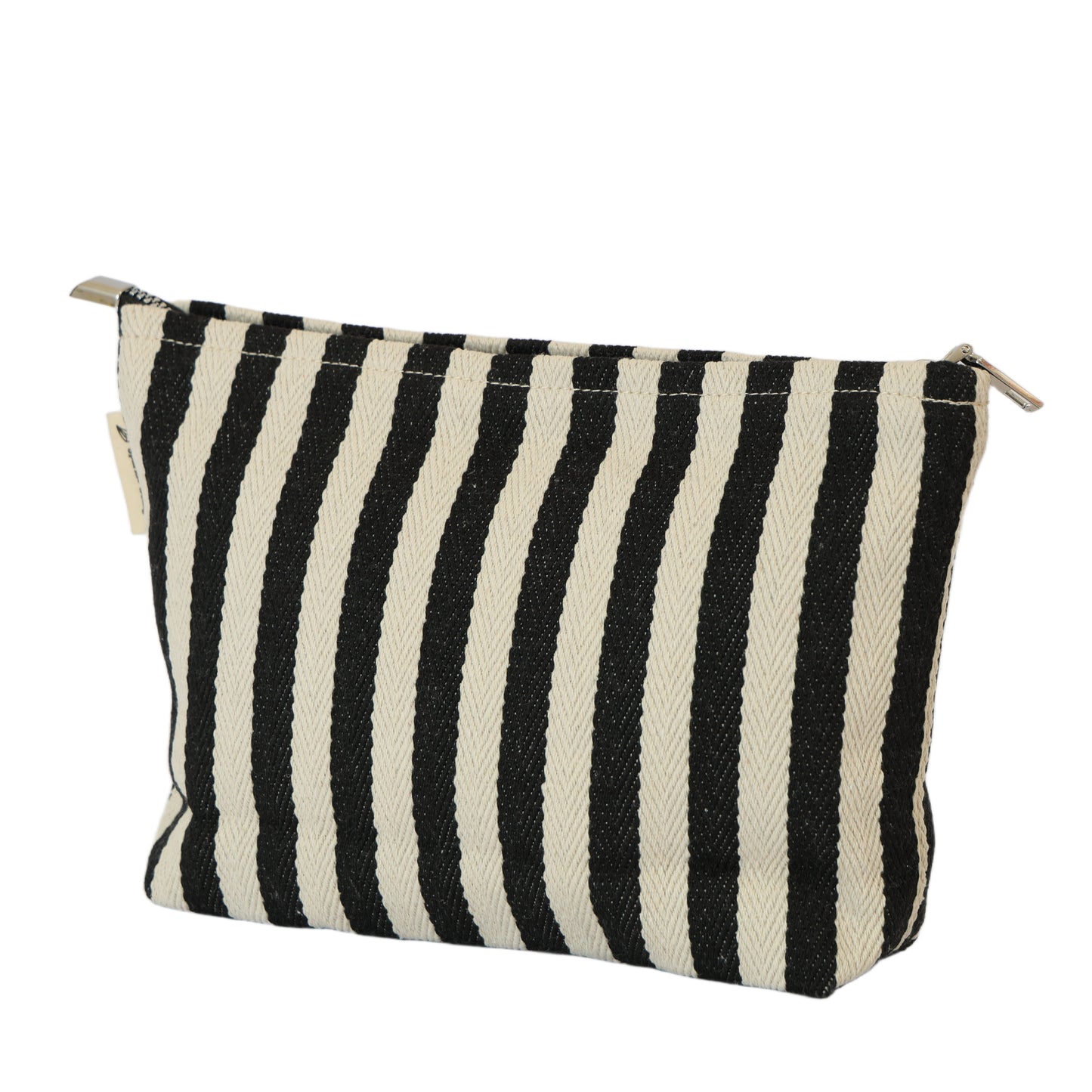Cabana Stripe Toiletry / Makeup Bag - Travel-Friendly Cosmetic Bag