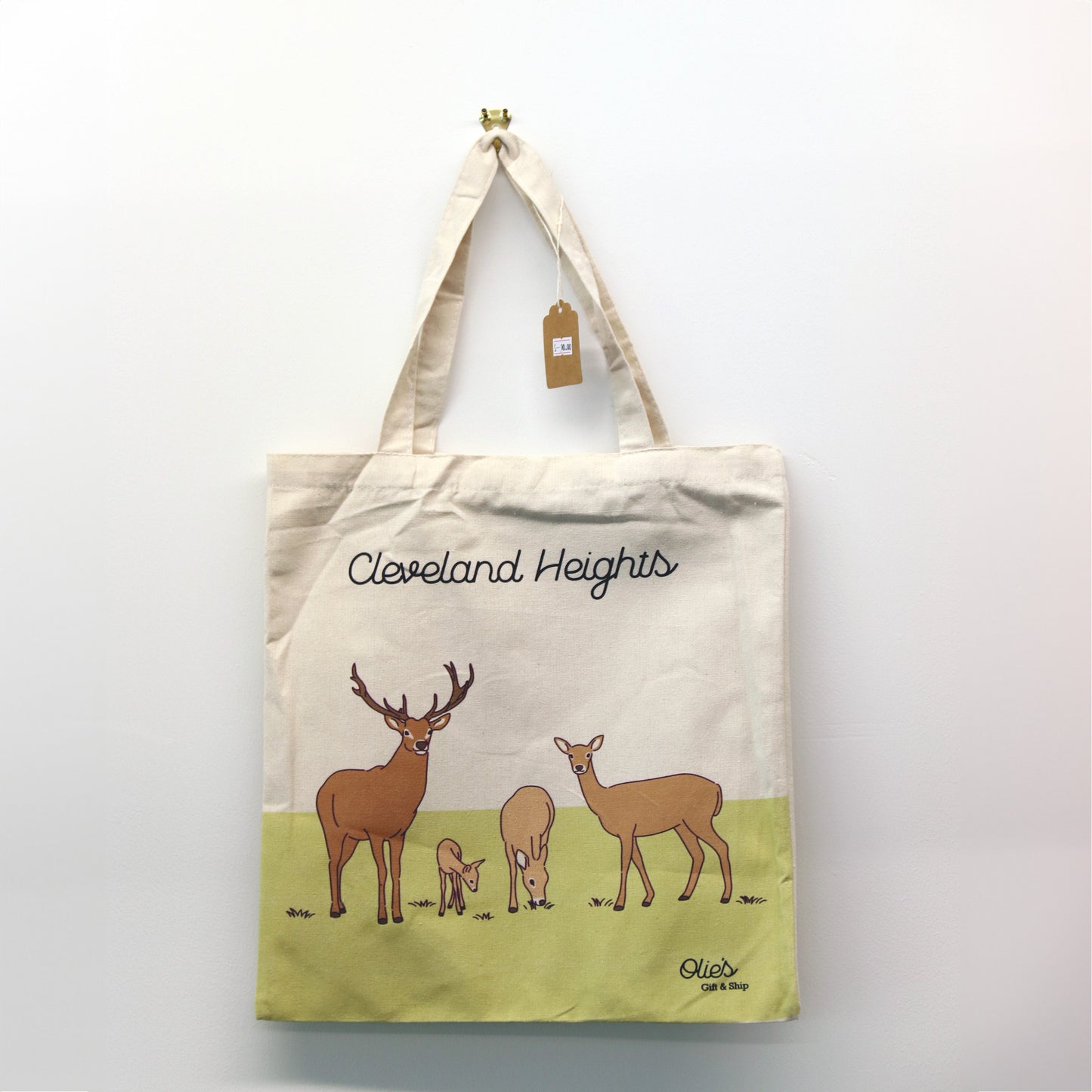 Deer Family Cleveland Heights Tote