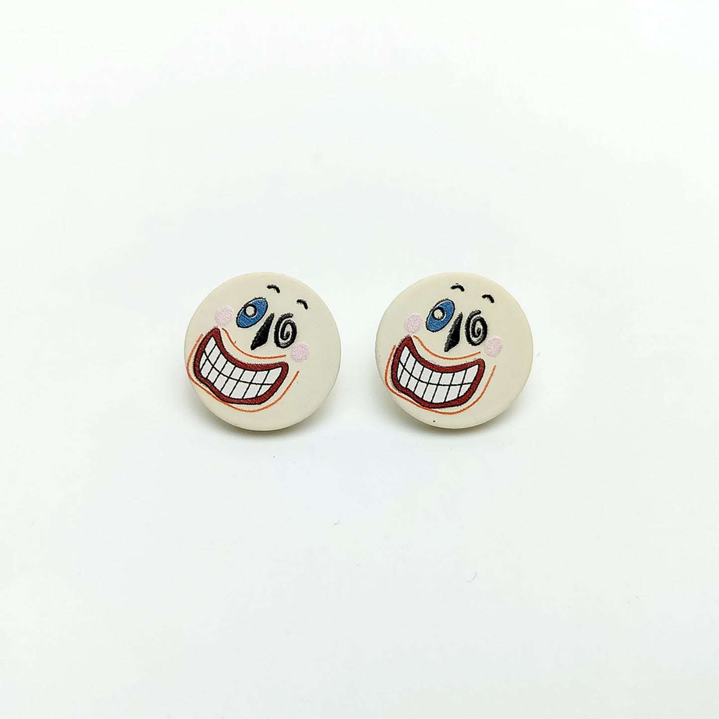 Clown Grin Stud Earrings