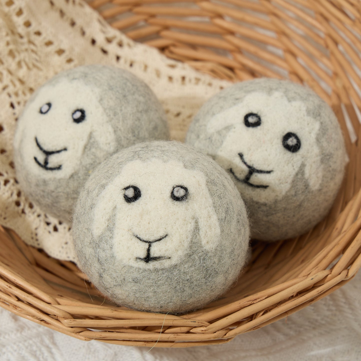 Sheep Eco Wool Dryer Balls – Set of 3