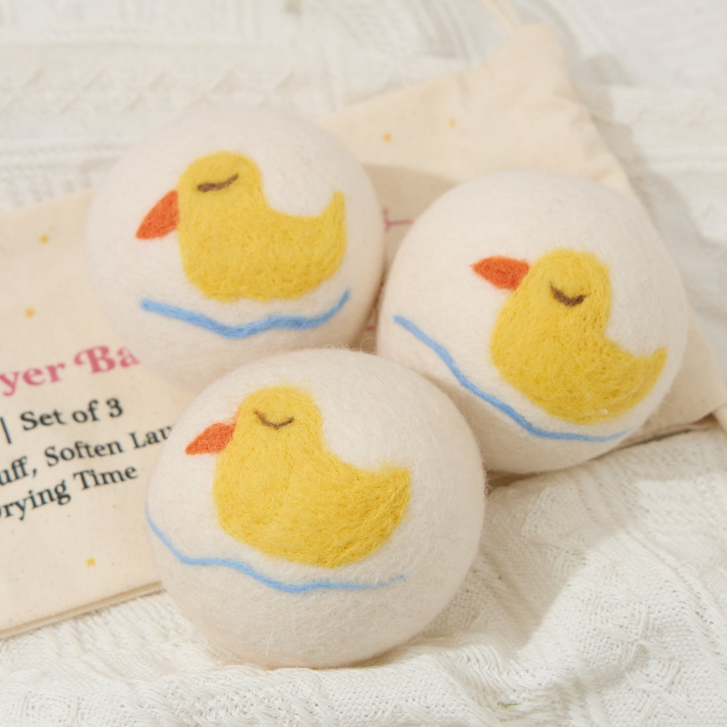 Duck Eco Wool Dryer Balls – Set of 3