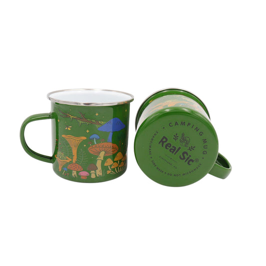 Frog & Fungi Forest 300ml Enamel Mug