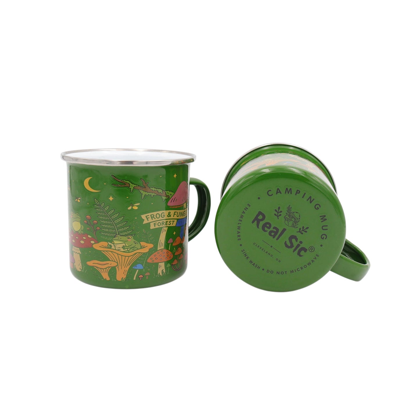 Frog & Fungi Forest 300ml Enamel Mug