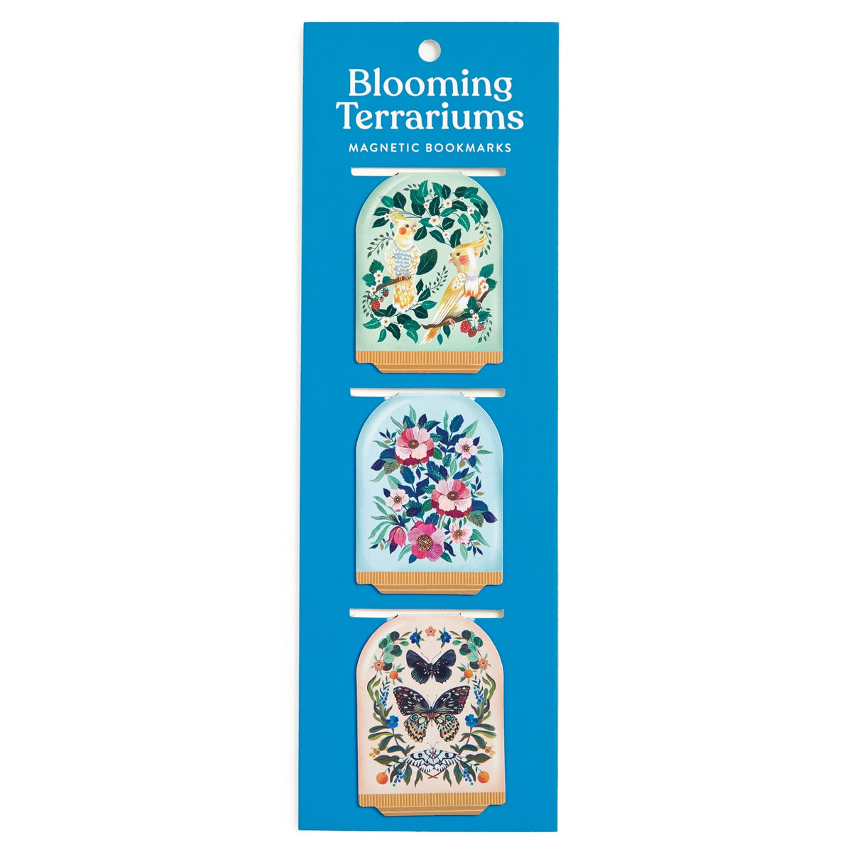 Galison - Blooming Terrariums Magnetic Bookmarks