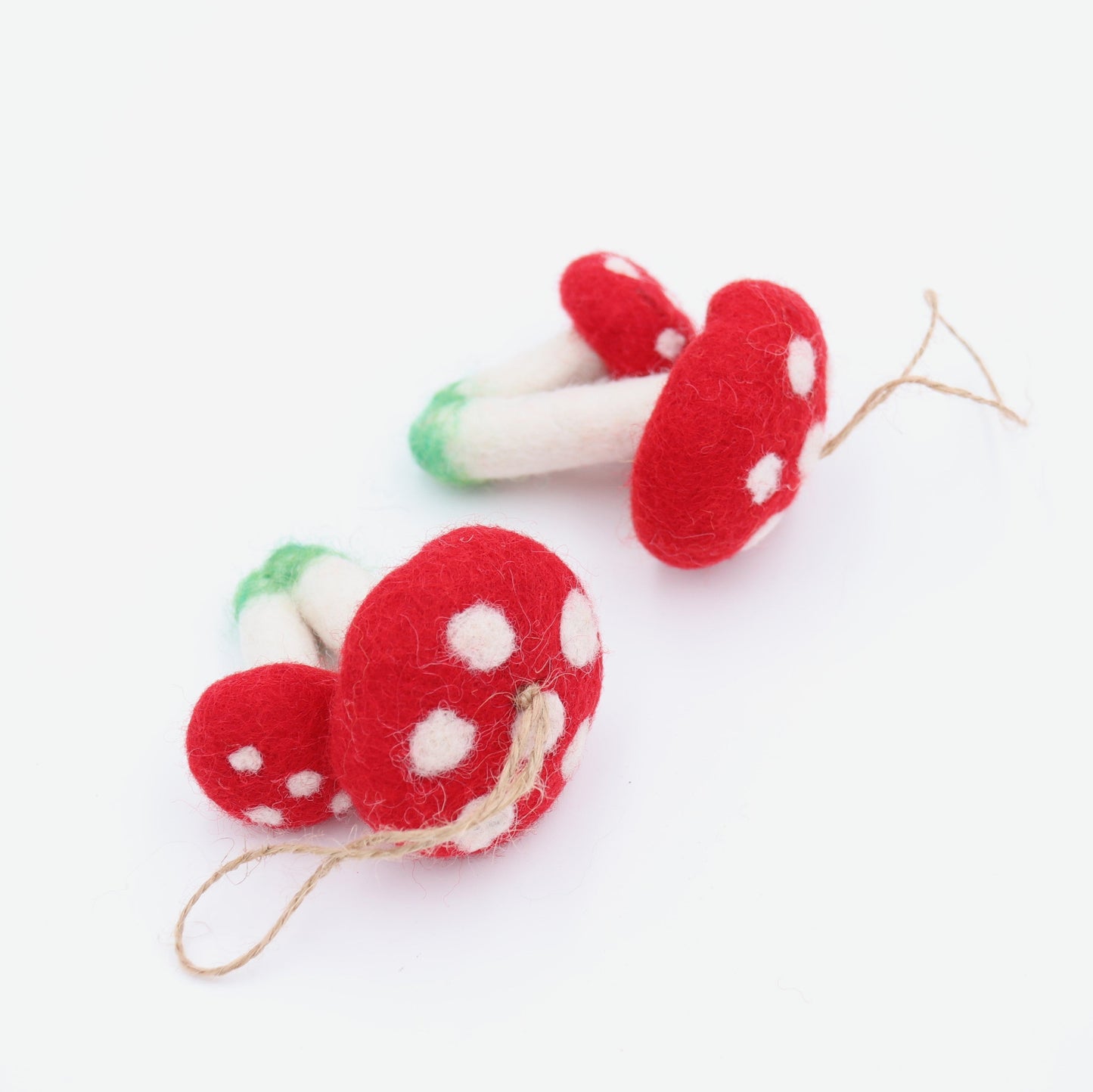 Felt Toadstool Mushroom Ornament – Woodland Holiday Decor