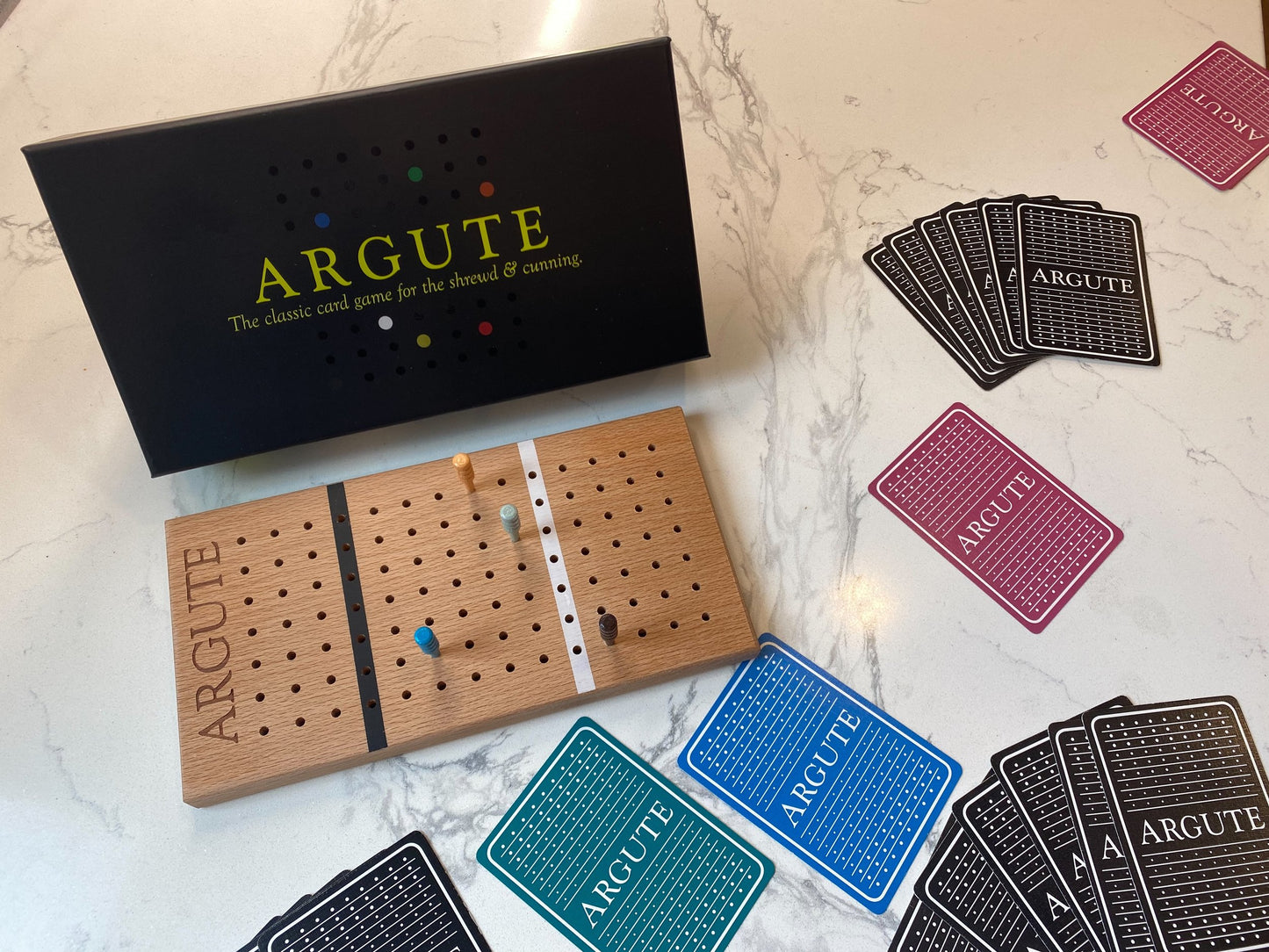 Argute Box Game - Trick Taking Card Game 2-7 Players