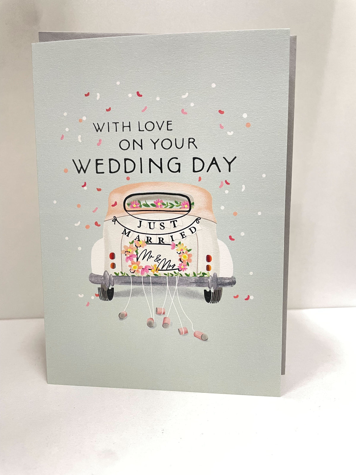 Just Married Wedding Greeting Card