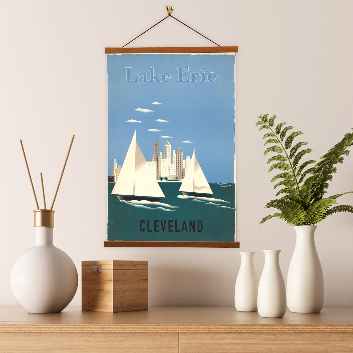 Lake erie cleveland By Vintage Banners