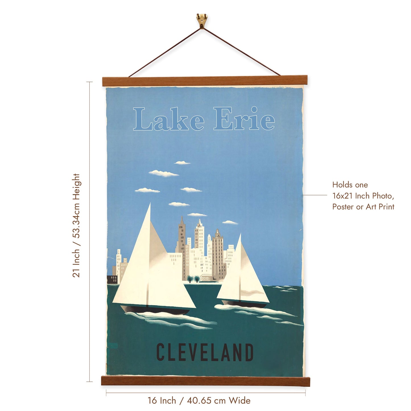 Lake erie cleveland By Vintage Banners