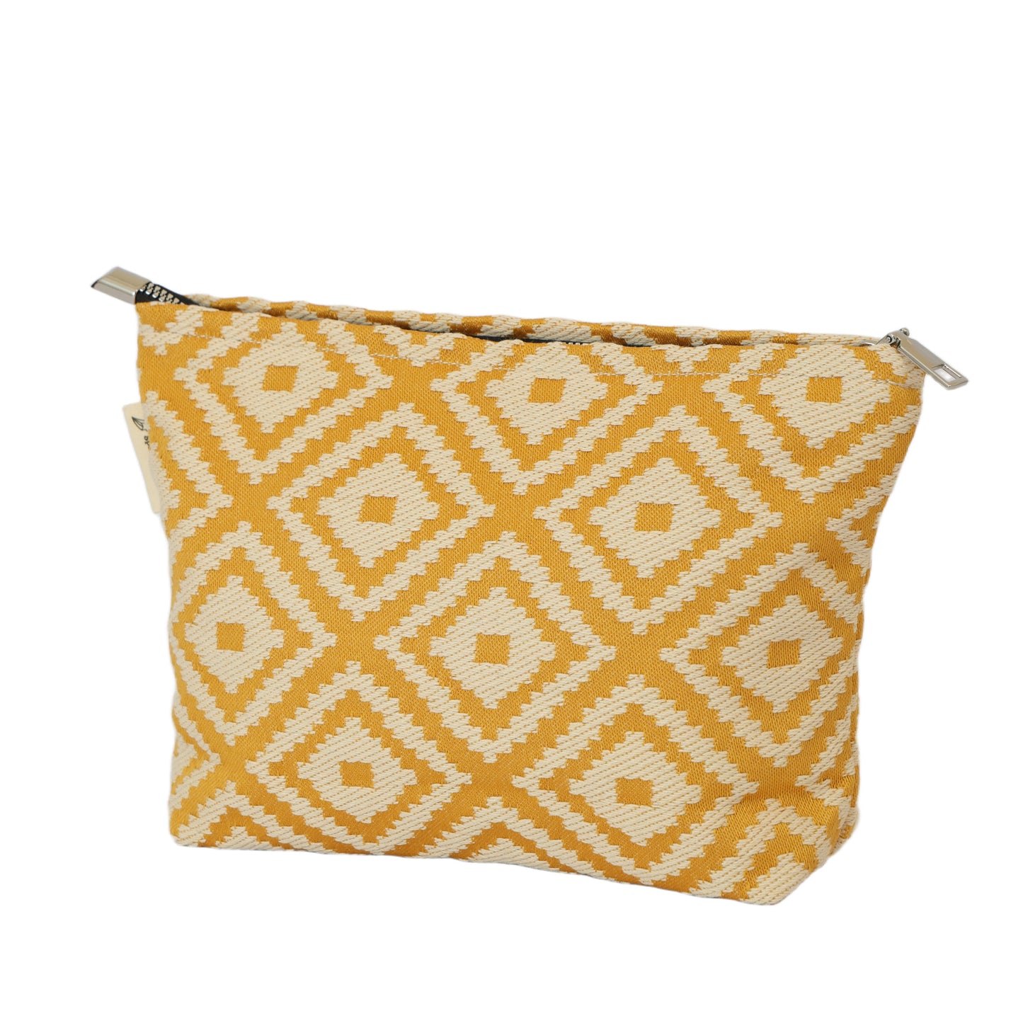 Marigold Mosaic Toiletry / Makeup Bag - Travel-Friendly Cosmetic Bag