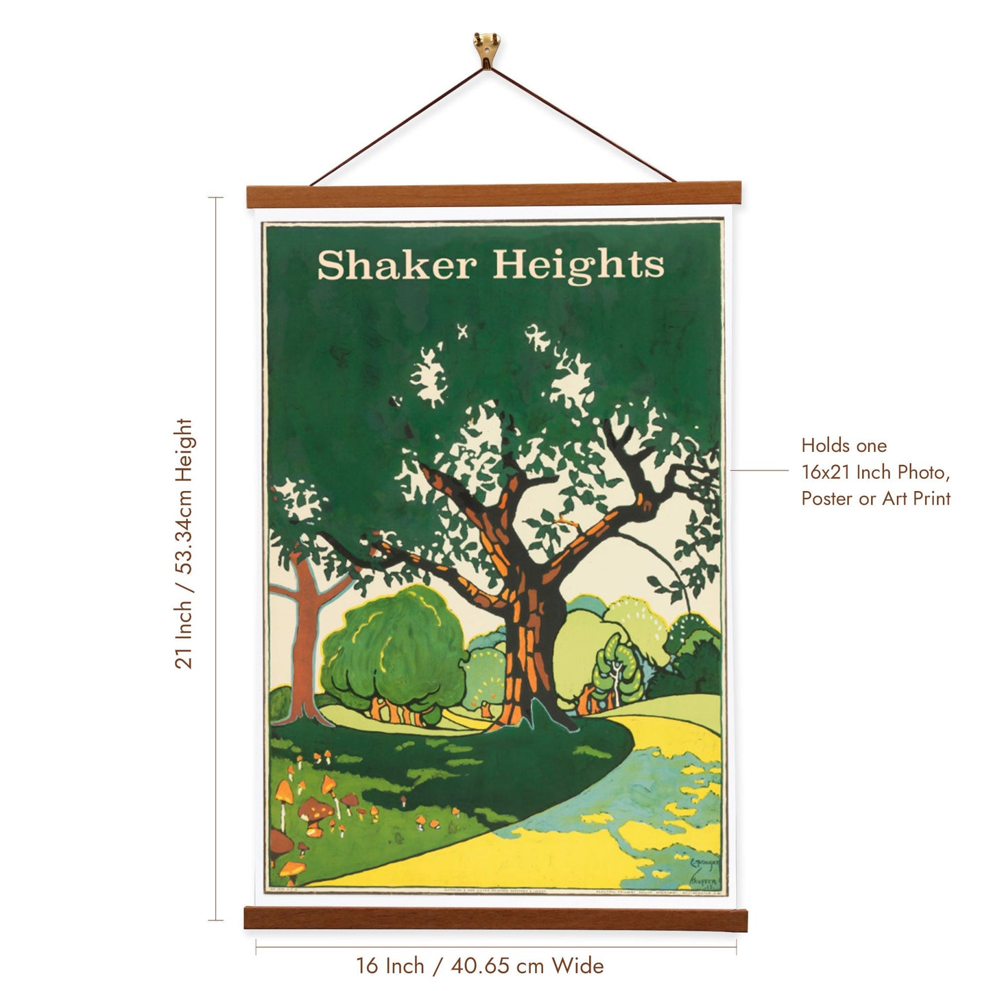 Shaker Heights Cleveland Prints By Vintage Banners