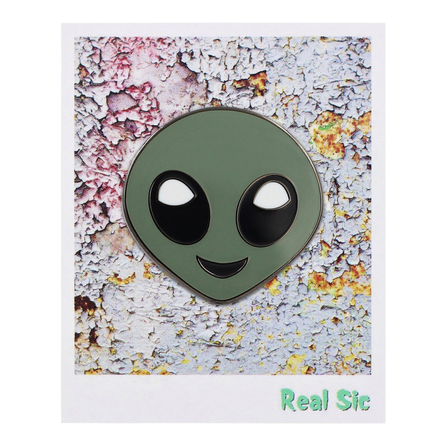 Cute Emoji Enamel Lapel Pin - Alien - For Your Life