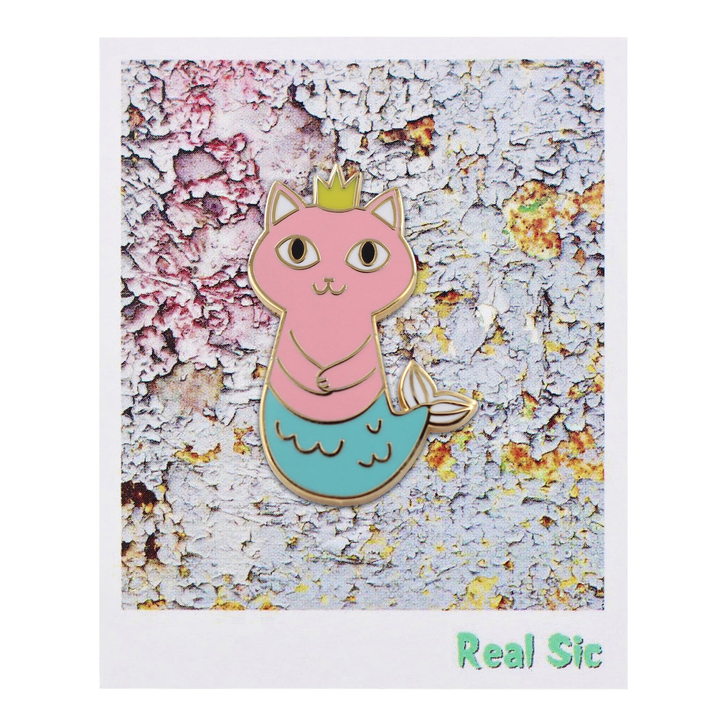 Mermaid Cat – Real Sic Mermaid Cat Enamel Pin