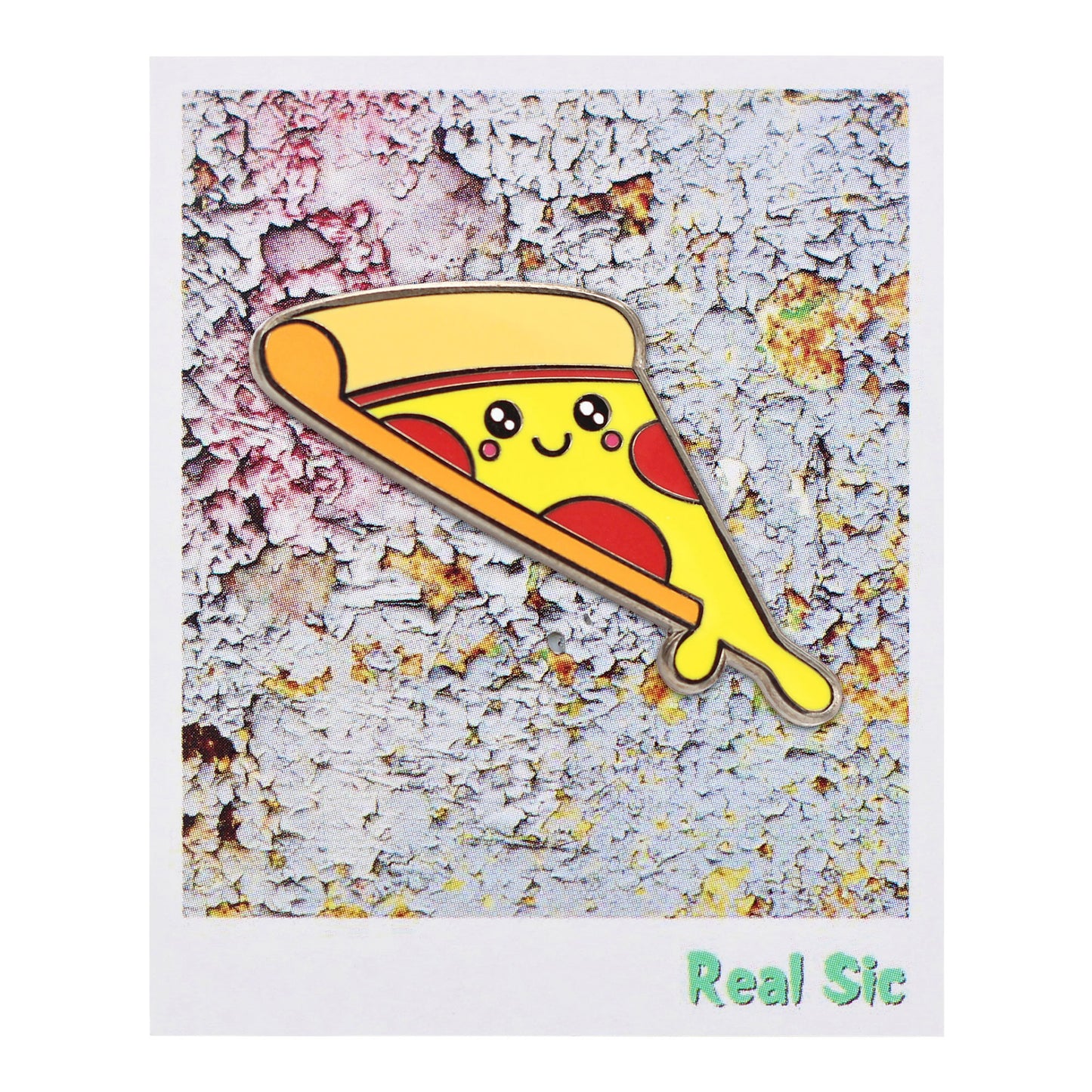 Gooey Pizza – Super Kawaii Food Enamel Pin