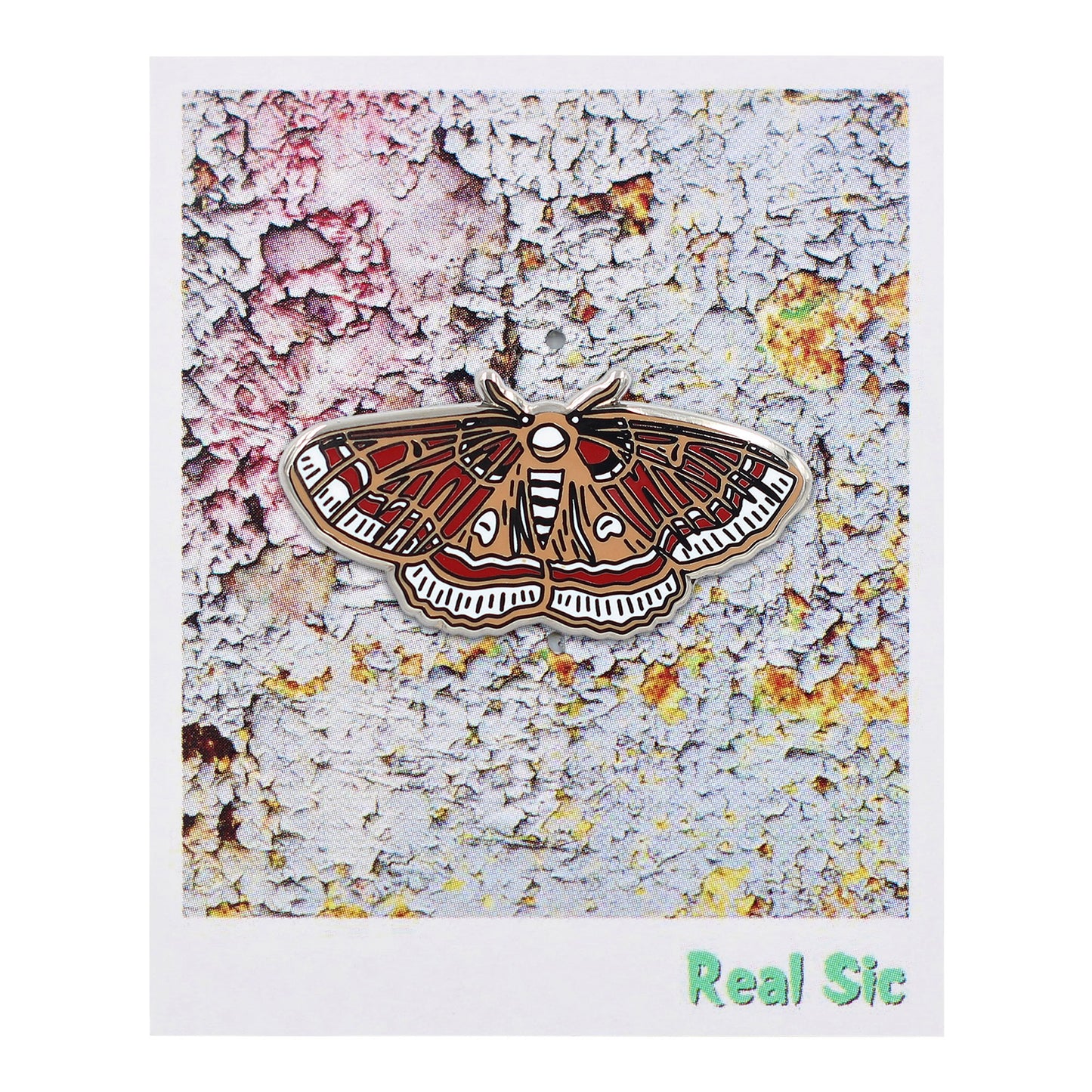 Moth Pin – Occult Luna Moth / Butterfly Enamel Pin