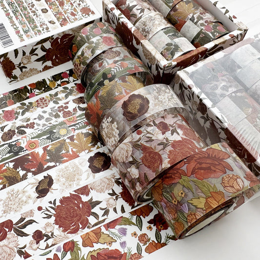 8 Count Washi Tape - Flowing like a Brocade