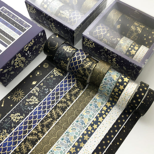 10 Count Washi Tape - Gold Mix and Match