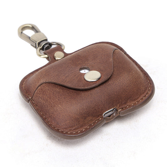 leather airpodspro headphone cover