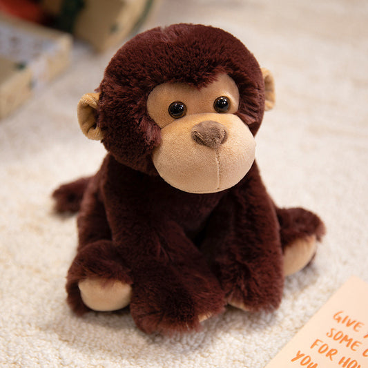 Brown Monkey Plush Toy – Soft Stuffed Animal