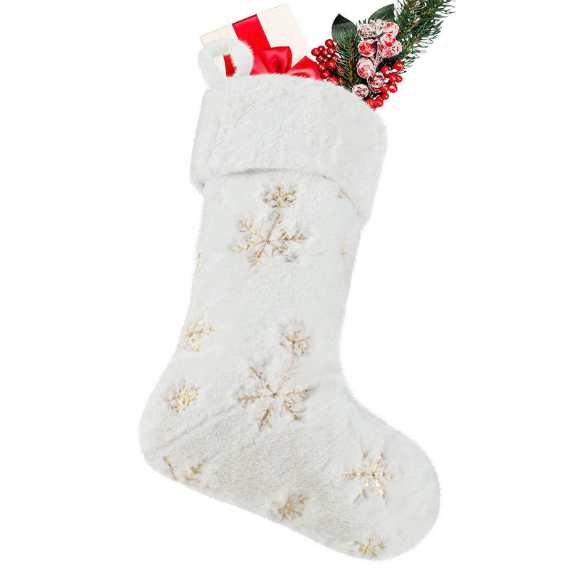 White Snowflake Stocking