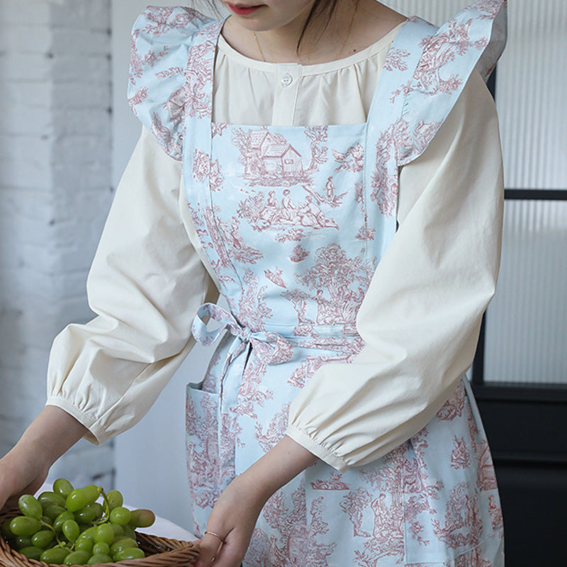 Full Body Apron Dress - Peach Morning Dew