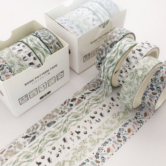 5 Count Washi Tape - Vines