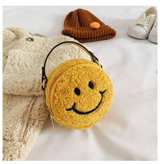 Soft Smiley Face Purse