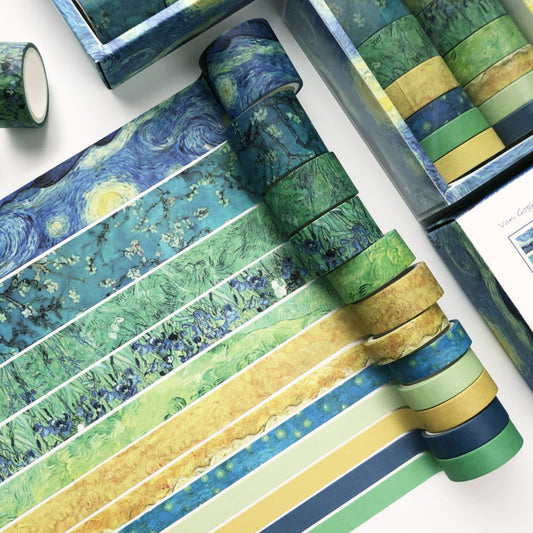 12 Count Washi Tape - Van Gogh