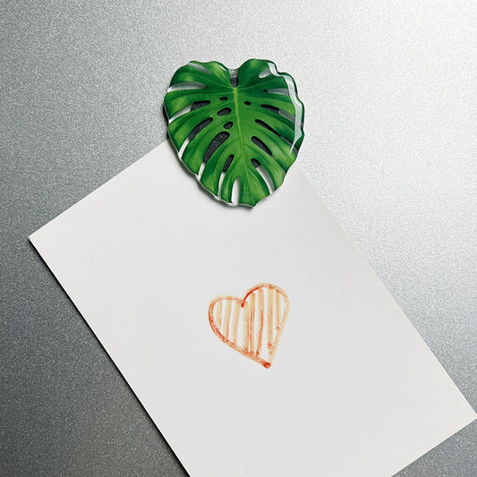 Tropical Leaf Magnet - Monstera
