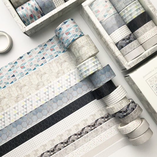12 Count Washi Tape - Geometric Figure