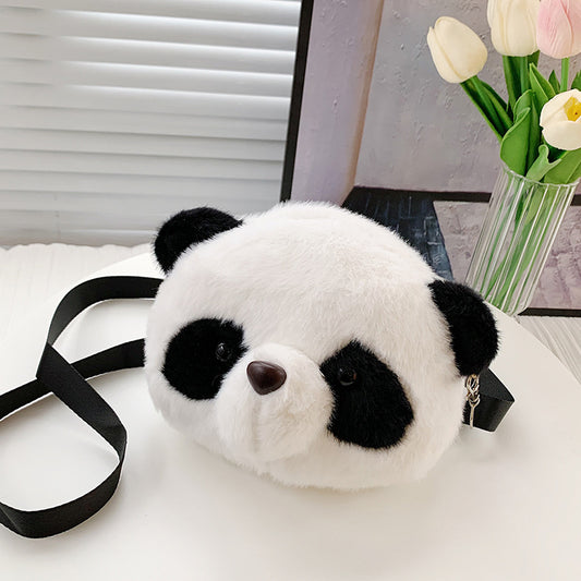 Plush Panda Crossbody