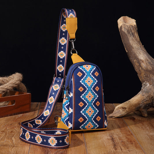 Western Blue Crossbody