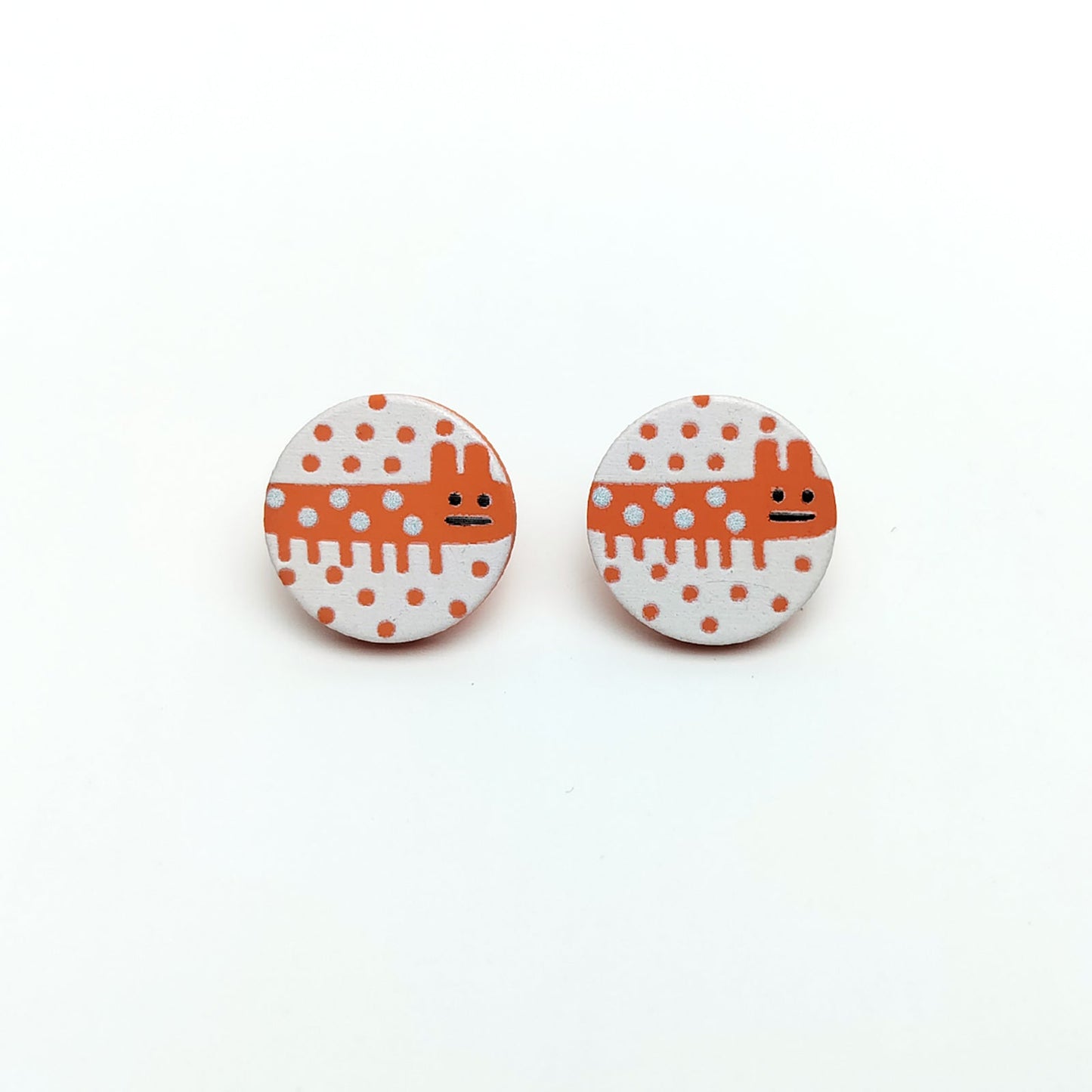 Playful Puppy Stud Earrings