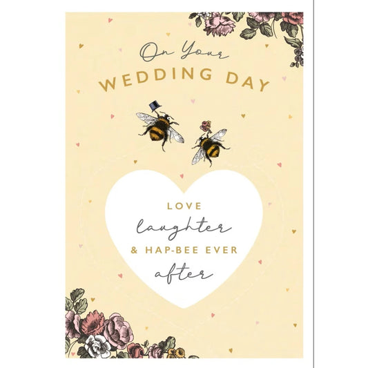 Hap-Bee Ever After Greeting Card