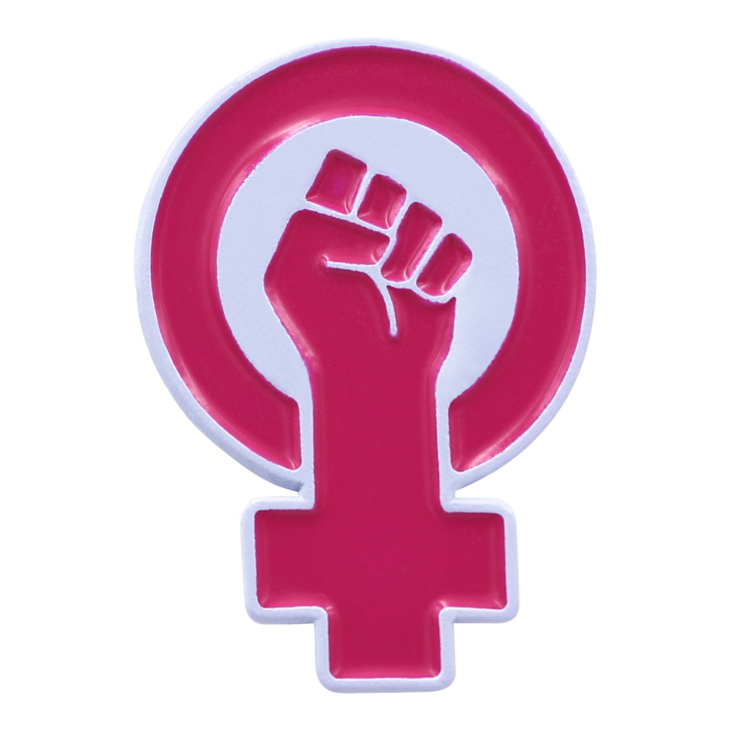 Women's Power - Raised Feminist Fist Protest Enamel Pin