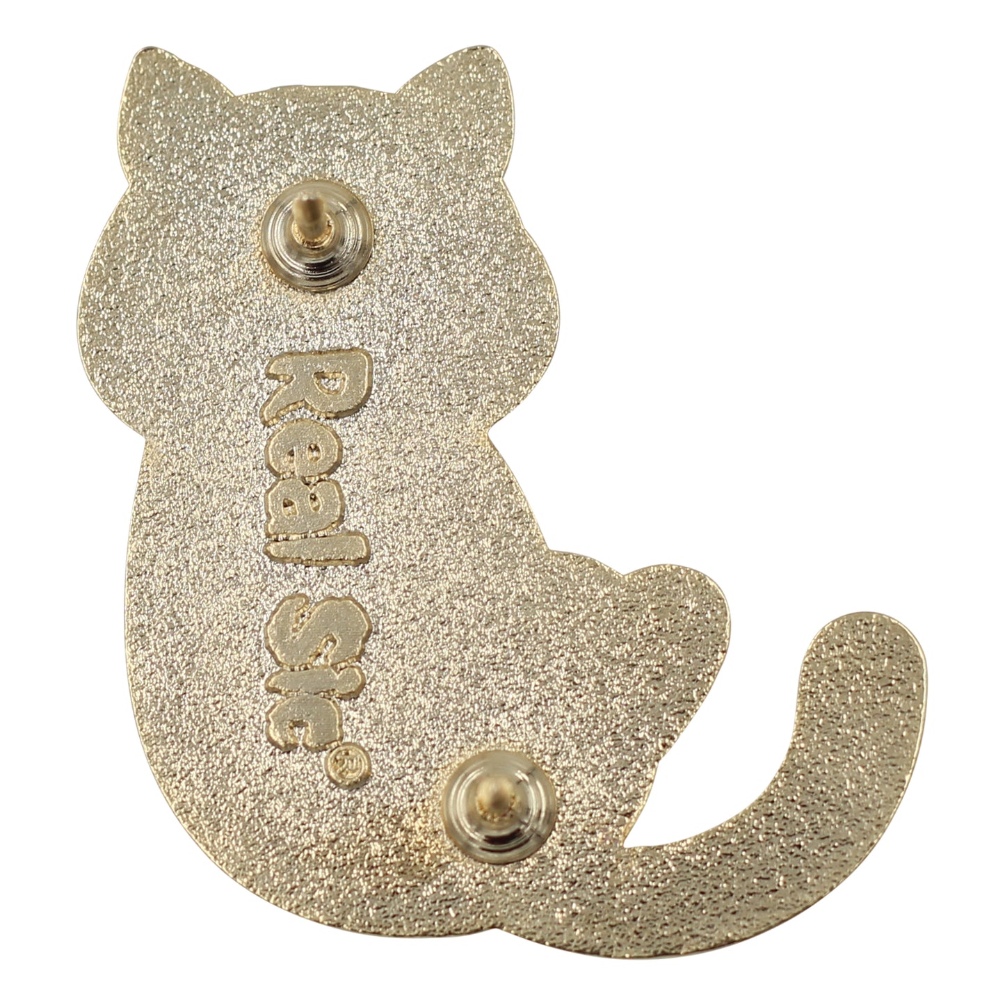 Real Sic Playful Cat Enamel Pin - Cute & Funny Cat Lapel Pin