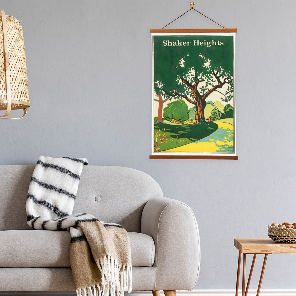 Shaker Heights Cleveland Prints By Vintage Banners