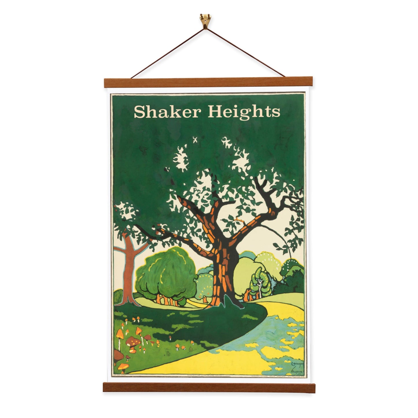 Shaker Heights Cleveland Prints By Vintage Banners