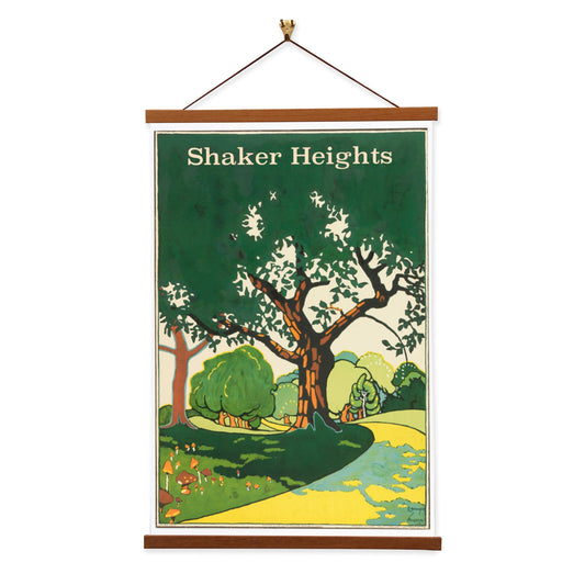 Shaker Heights Cleveland Prints By Vintage Banners