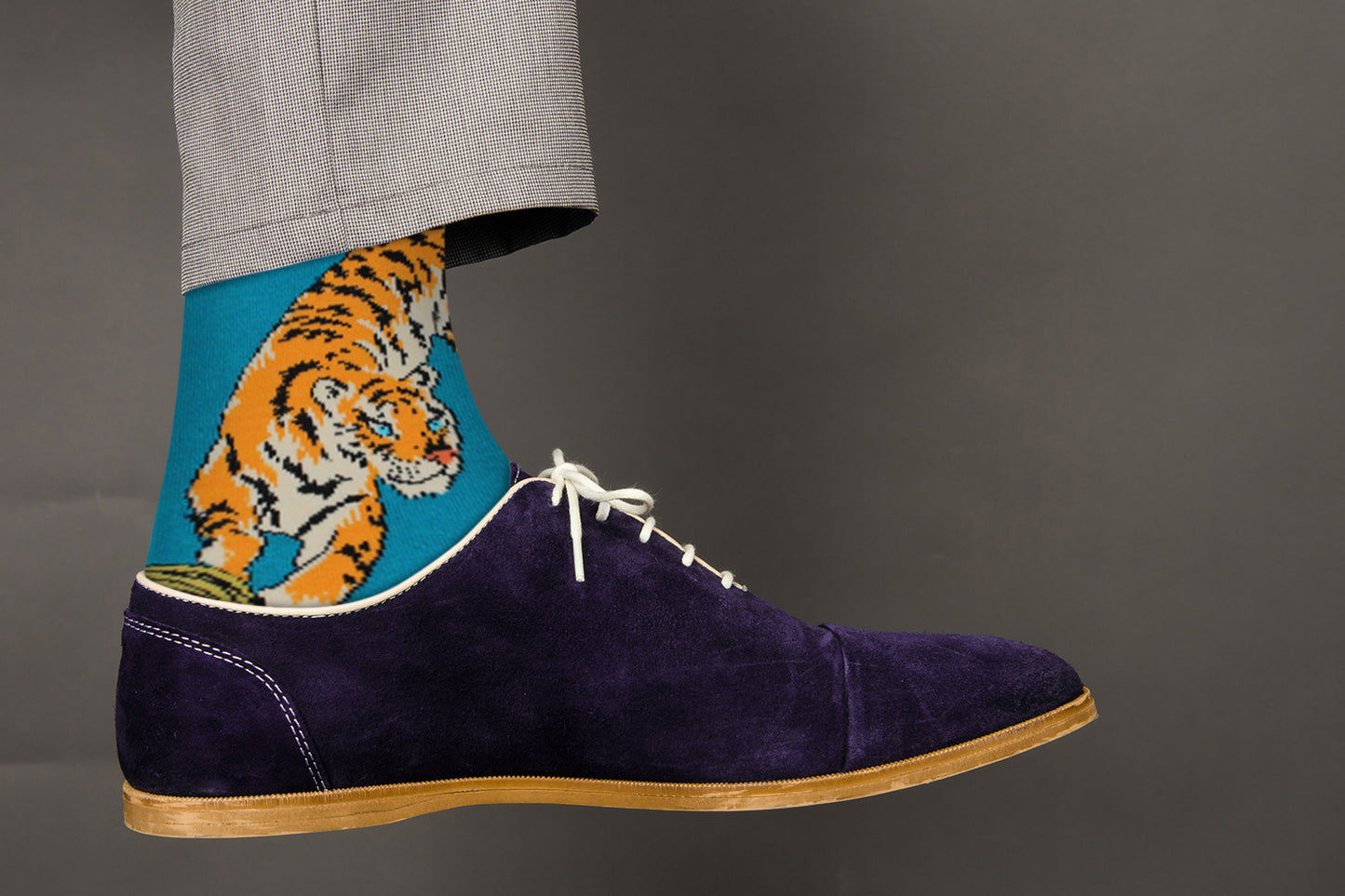 Animals Casual Dress Socks – Tiger – For Men and Women