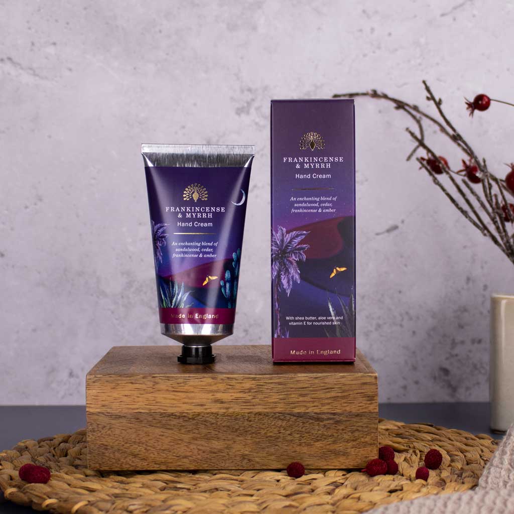 The English Soap Company Wintertide Frankincense and Myrrh 75ml hand cream