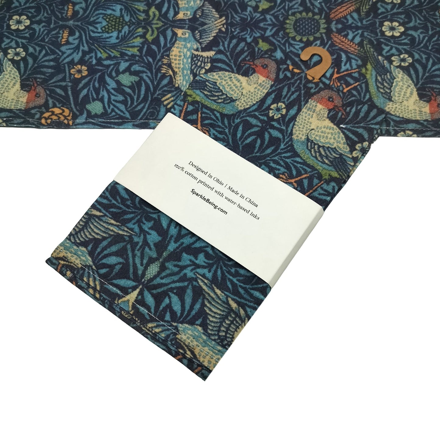 William Morris Birds Tea Towels – Set of 2 | 100% Cotton Botanical Dish Towels