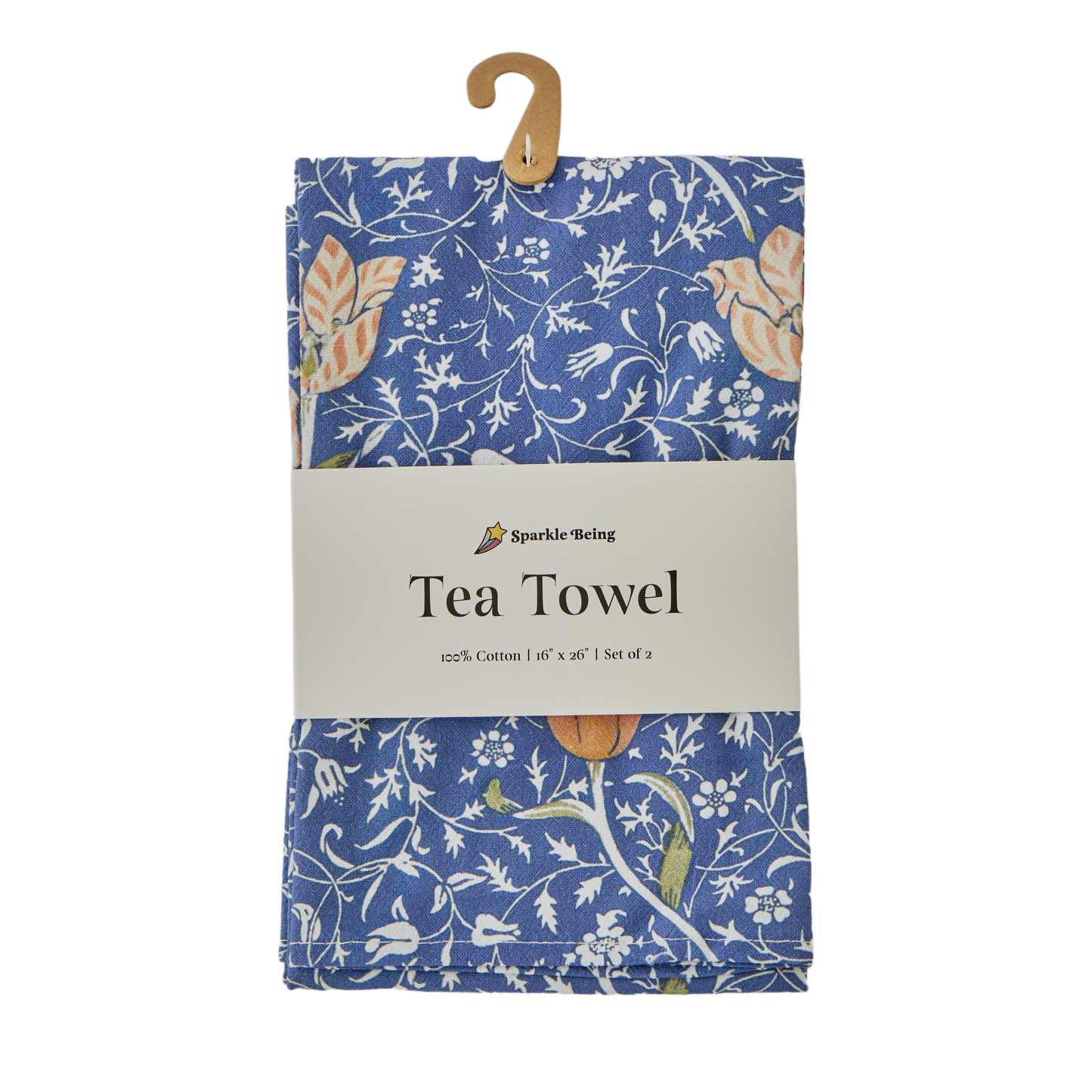 William Morris Medway Tea Towels – Set of 2 | 100% Cotton Floral Dish Towels