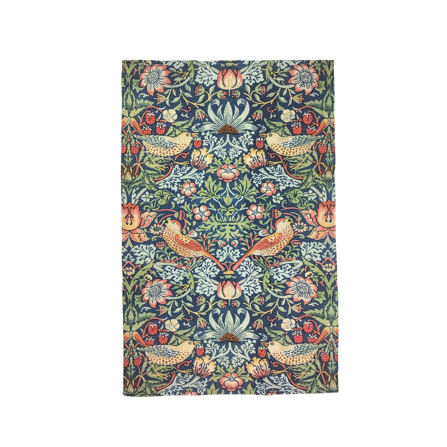 William Morris Strawberry Thief Tea Towels – Set of 2 | 100% Cotton Botanical Dish Towels